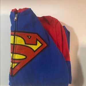 Superhero Tall Child/Adult Costume - Blue and Red with Cape